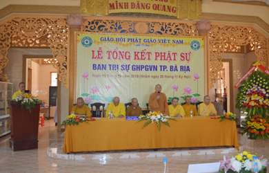 Báo cáo tổng kết Phật sự năm 2019
