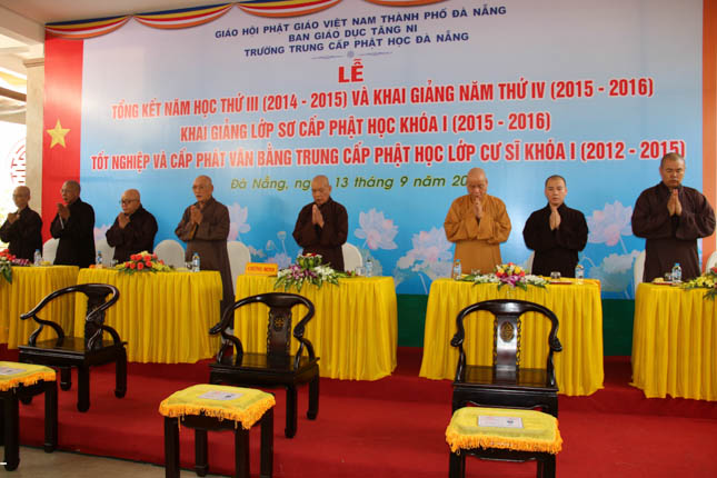 Trường Trung cấp Phật học Đà Nẵng khai giảng