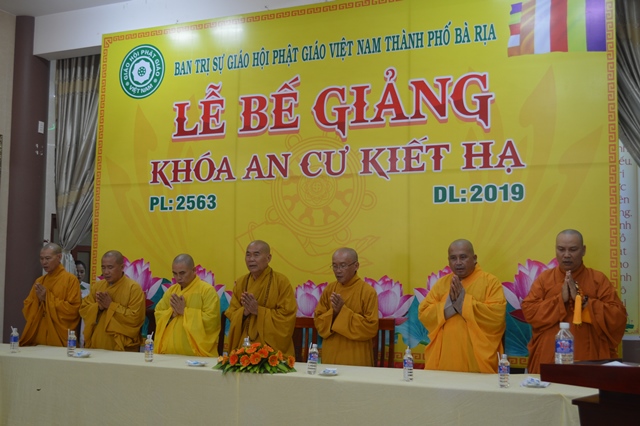 Lễ Bế giảng An Cư kiết hạ năm Kỷ Hợi PL. 2563 – DL. 2019