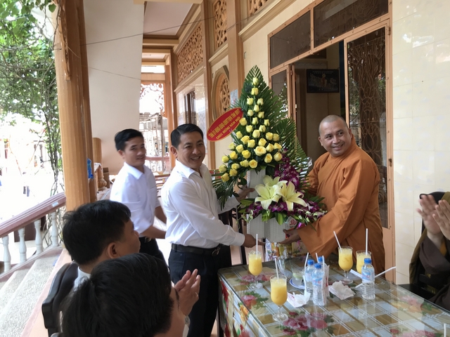 Lãnh đạo tỉnh thăm và chúc tết BTS GHPGVN TP. Bà Rịa